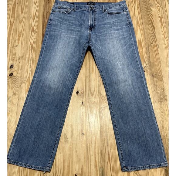 Lucky Brand 455 Relaxed Boot, Jeans Men's 40x34 Premium Denim - Picture 1 of 6